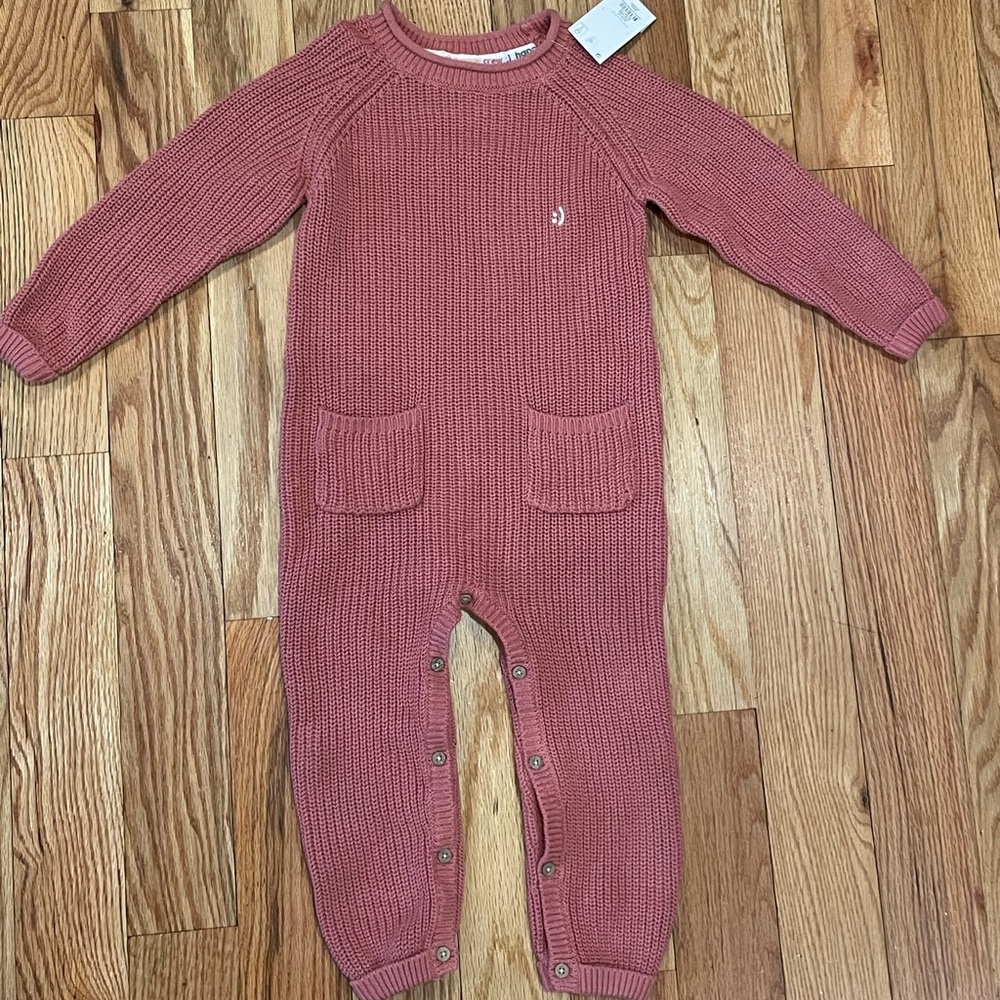 NEW Primark Stacey Solomon Baby Onesie Sweater Romper 24 - 36  24 M Pink